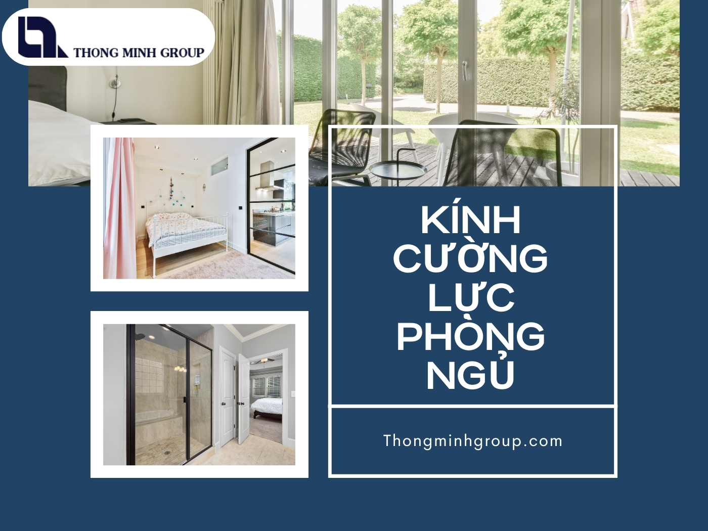 Kính cường lực phòng ngủ